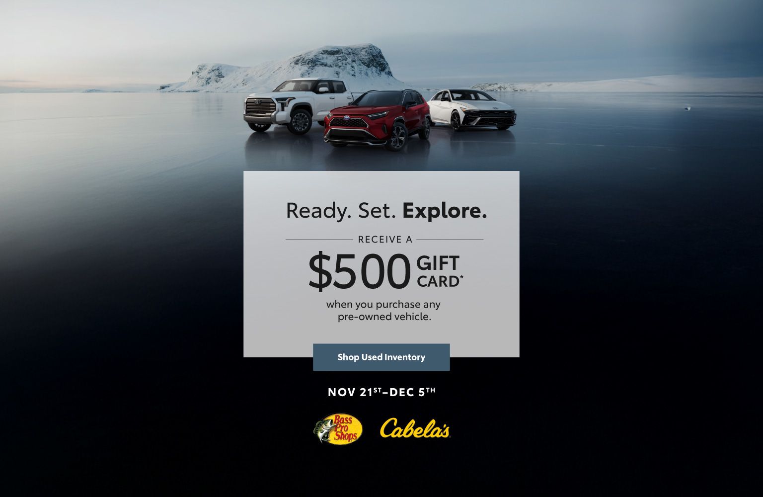 Gift Card with Your Used Vehicle Purchase - Home page