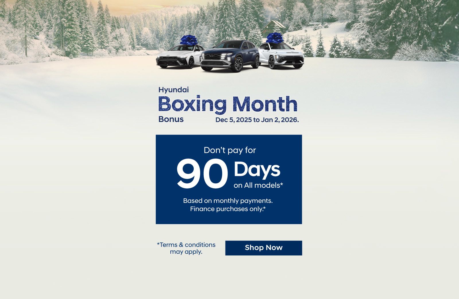 Hyundai Boxing Month Bonus