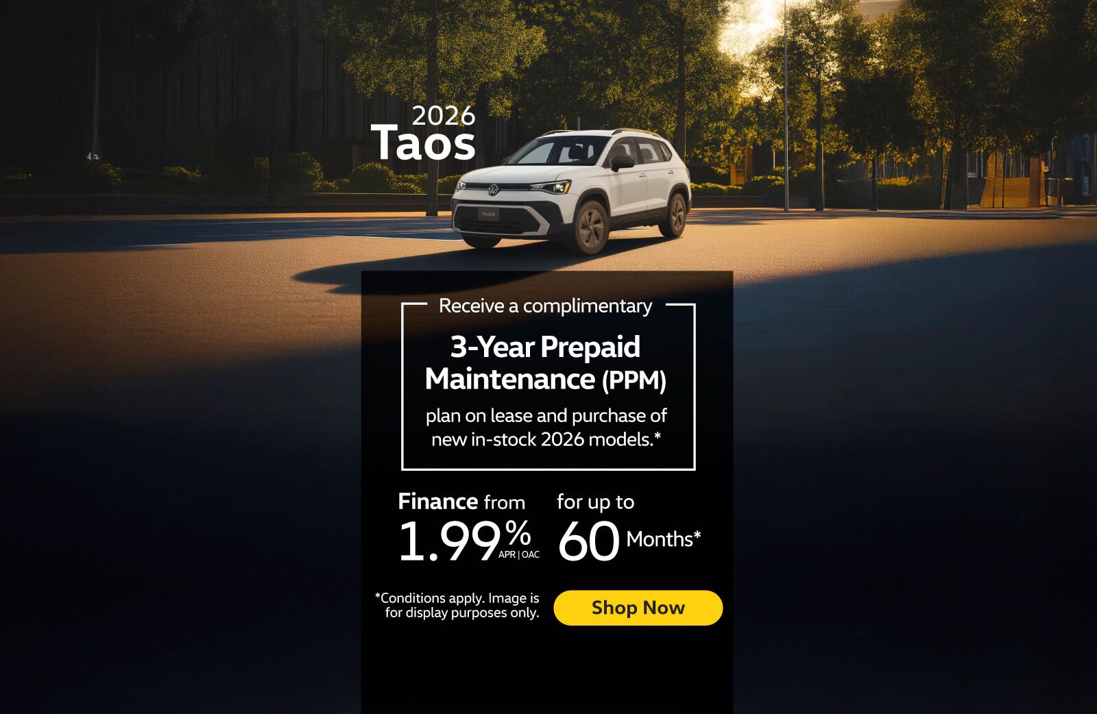 2026 VW Taos Offer