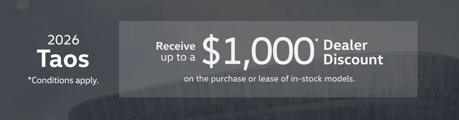 2026 VW Taos Offer