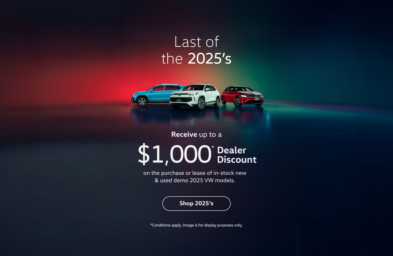 2025 VW Models Offer - VWMT
