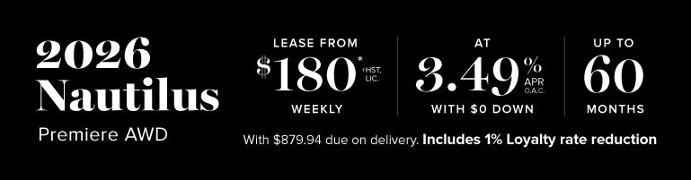 2026 Lincoln Nautilus VLP Banner