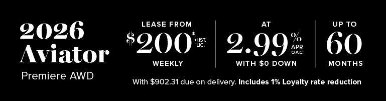 2026 Lincoln Aviator - Detail Banner