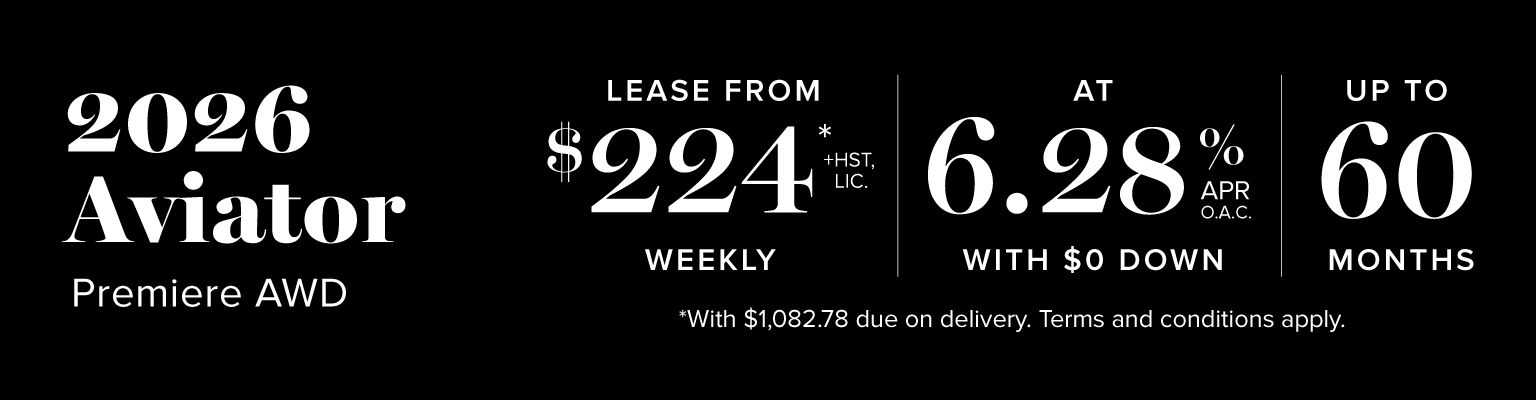 2026 Lincoln Aviator - Detail Banner