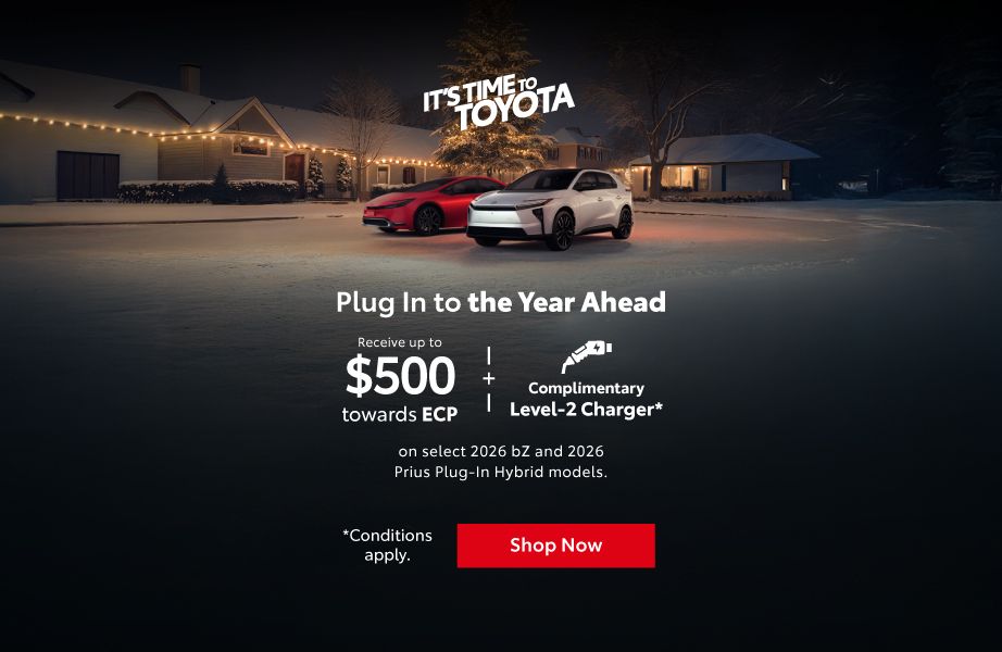 2026 bZ and 2026 Prius Plug-in Hybrid Special Offer - Home page