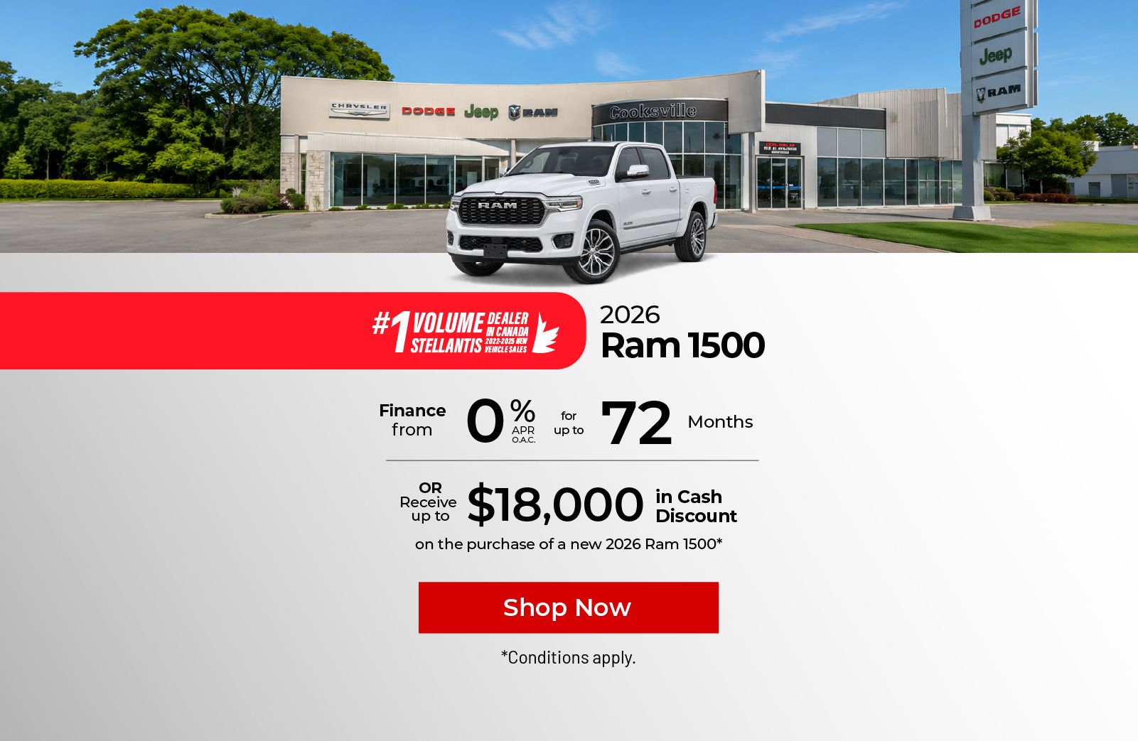 2026 Ram 1500 Offer