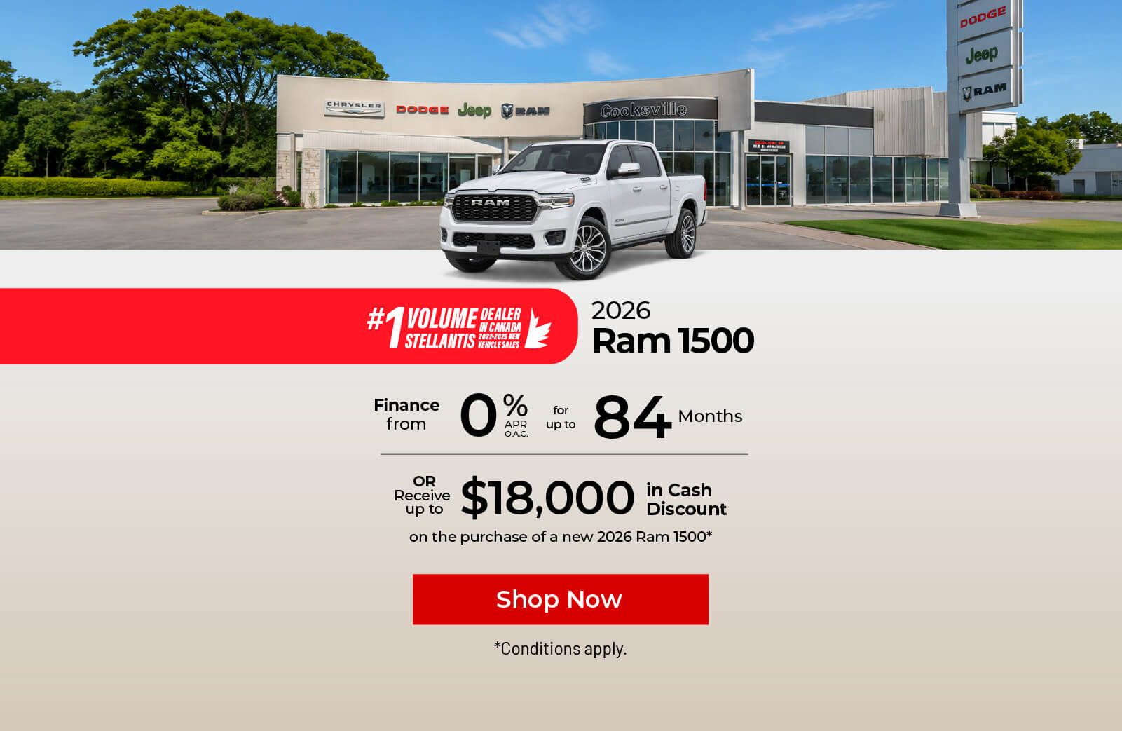 2026 Ram 1500 Offer