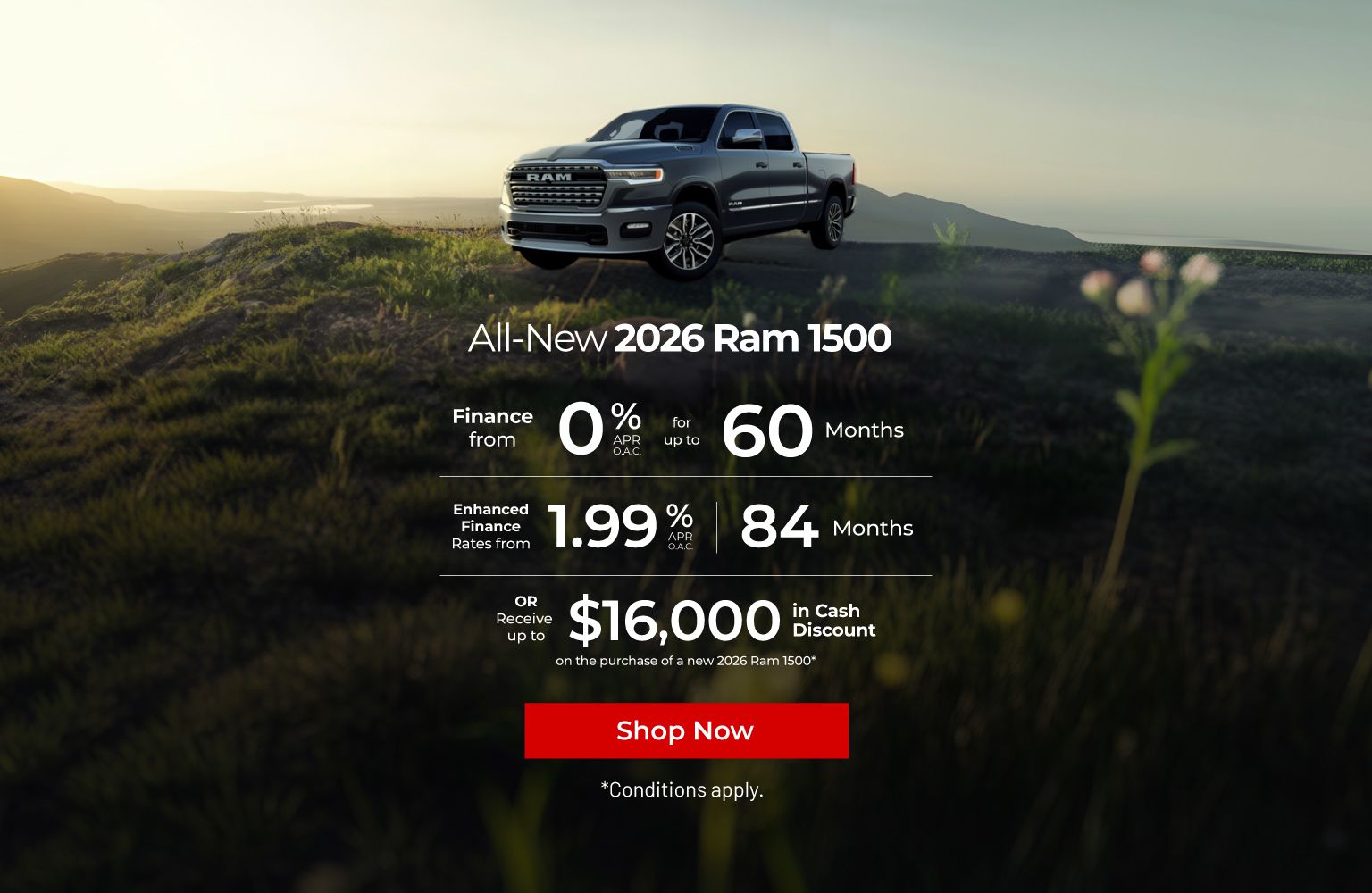 2026 Ram 1500 Offer