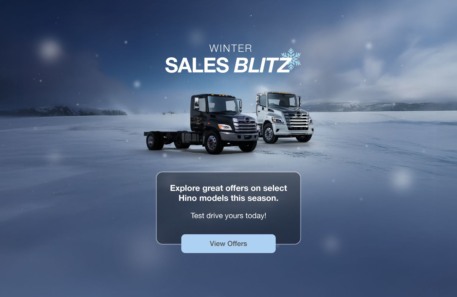 Hino Lineup - Winter