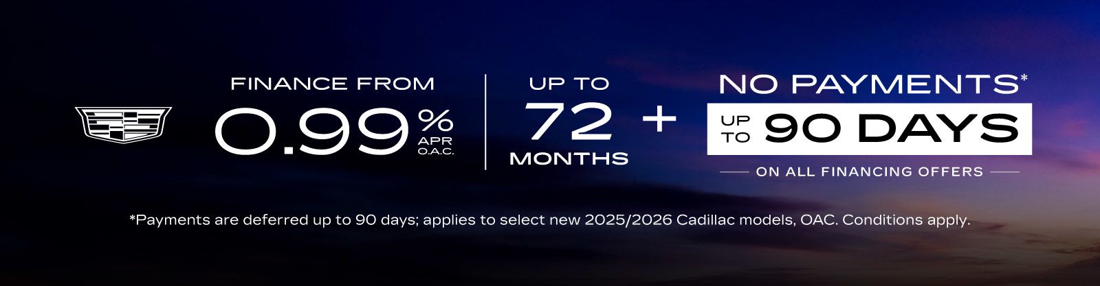 90 day Event - Cadillac