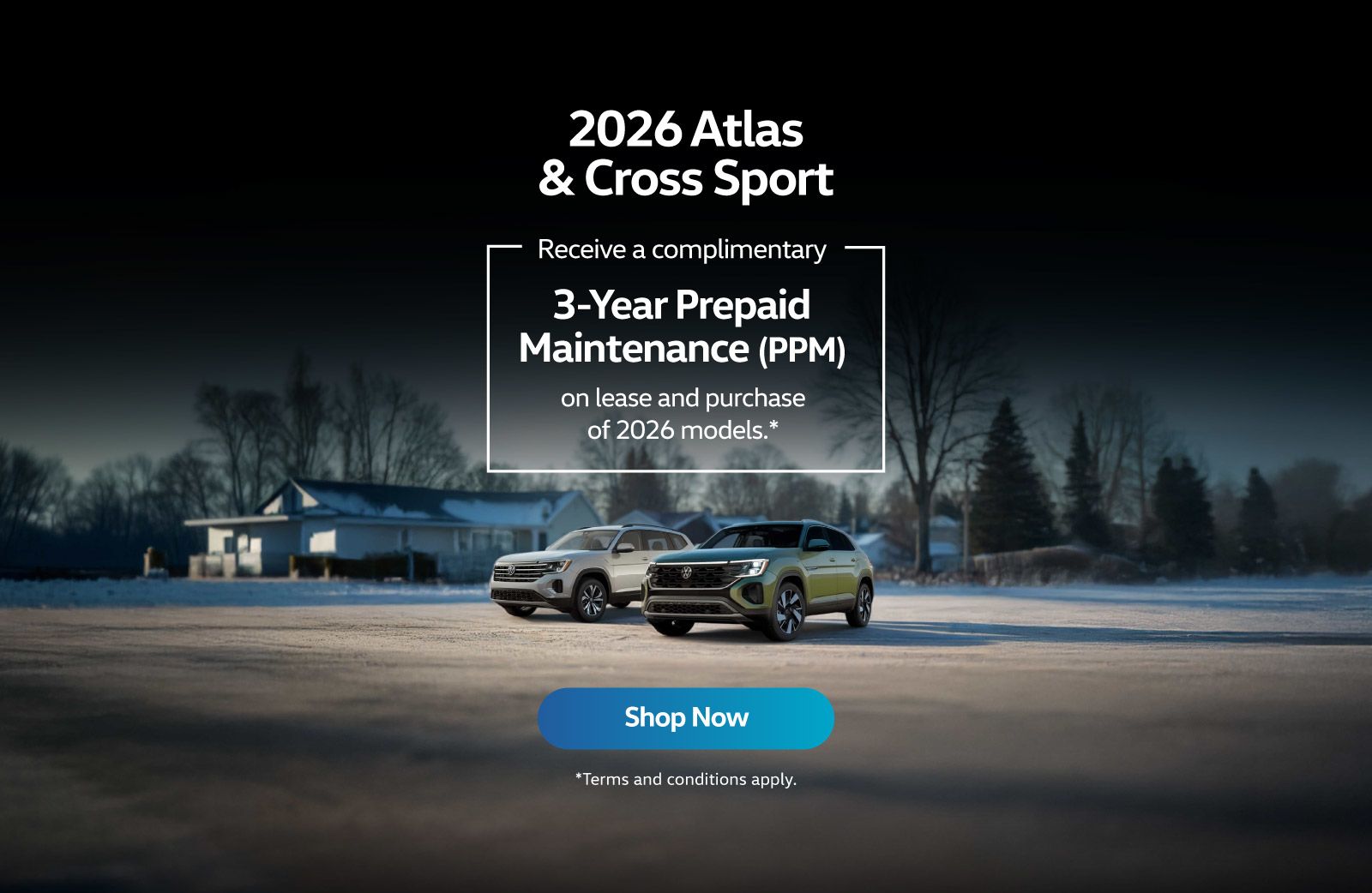 2026 VW Atlas & Cross Sport Offer