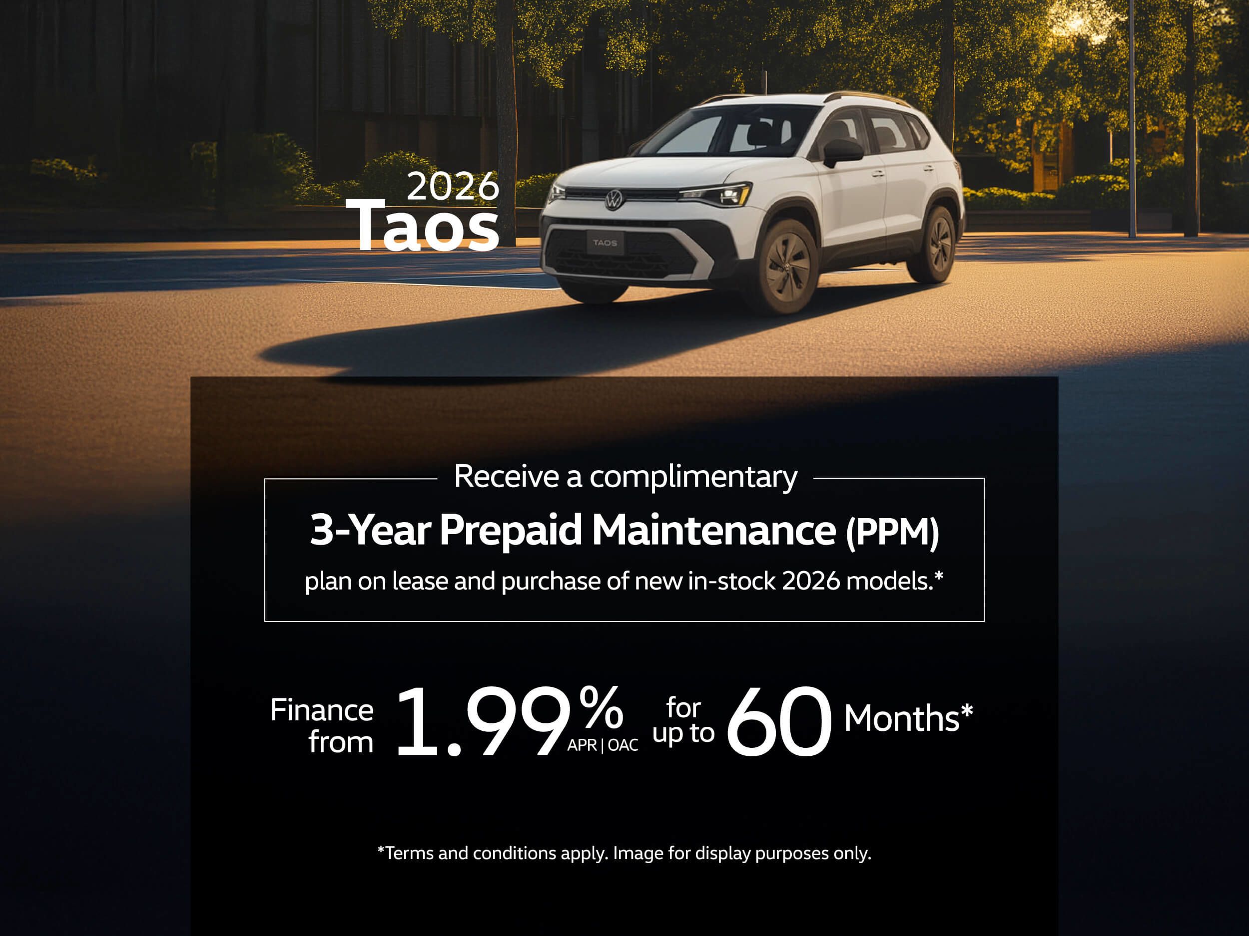 2026 VW Taos Offer