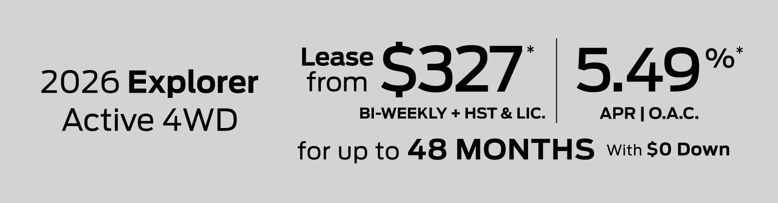 2026 Ford Explorer - VDP