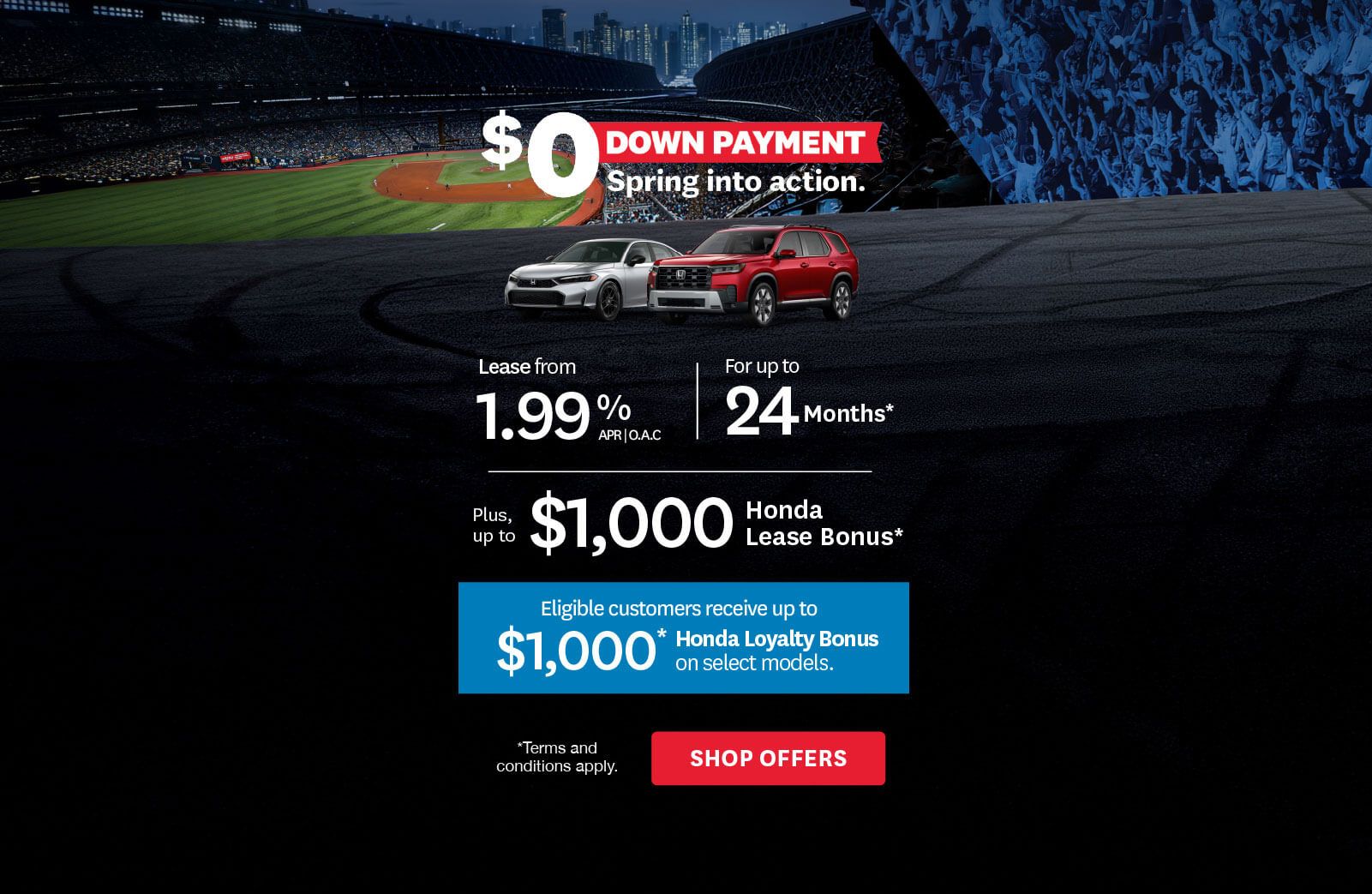 Honda Go Time - Lease offer