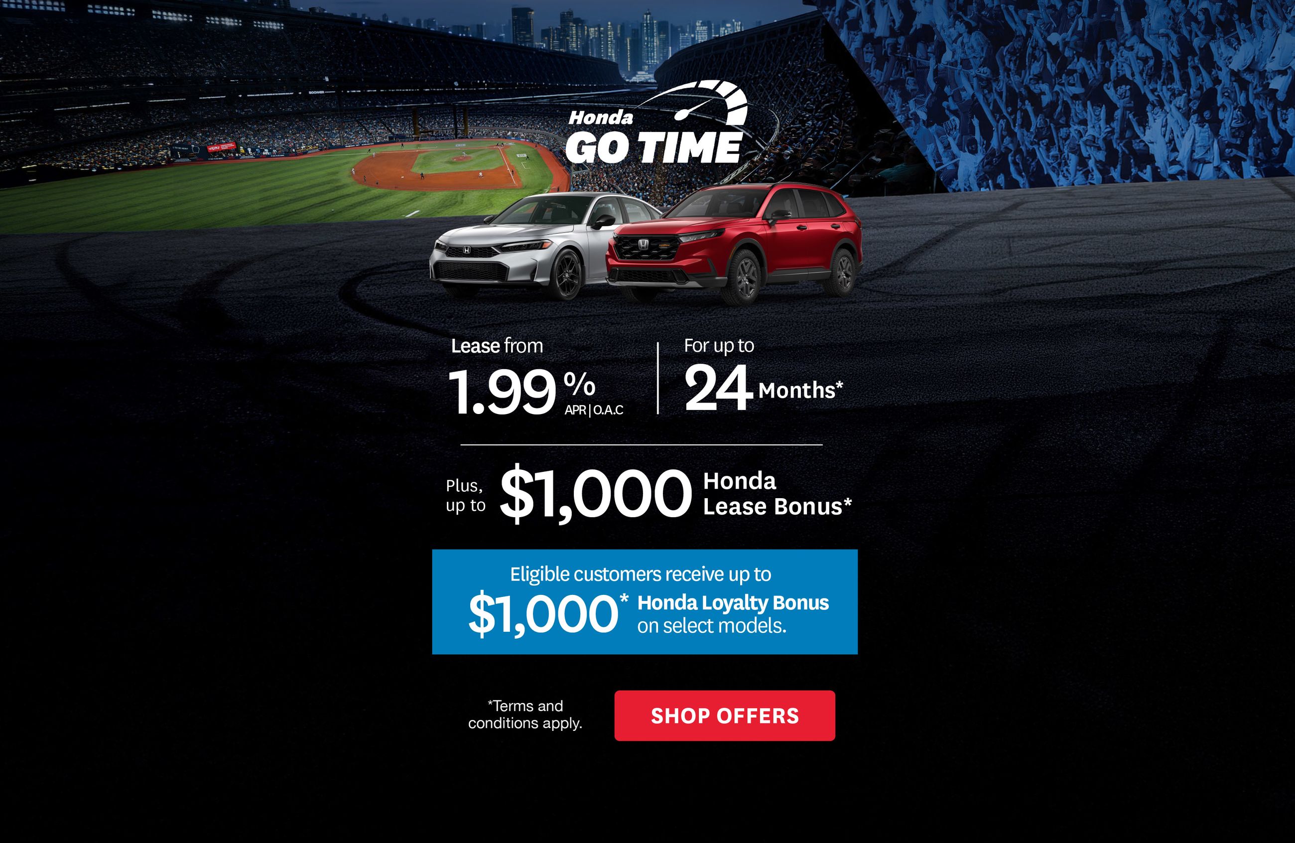 Honda Go Time - Lease offer