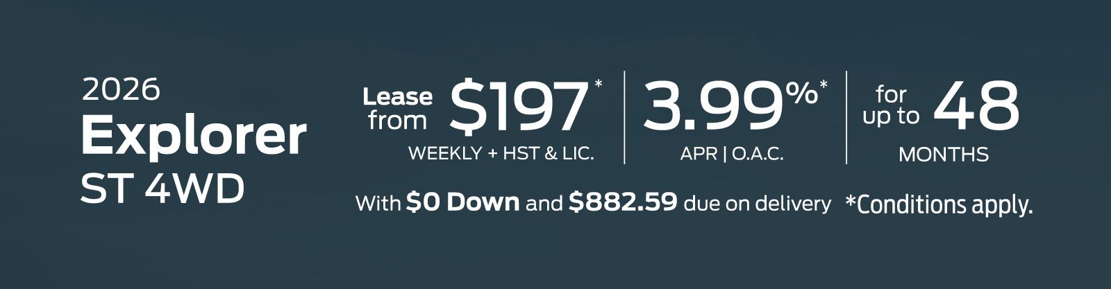 2026 Ford Explorer - VDP