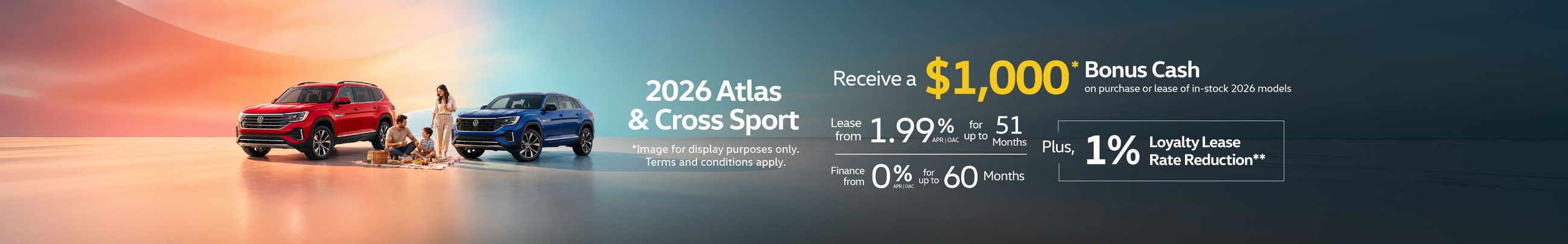 2026 VW Atlas Offer