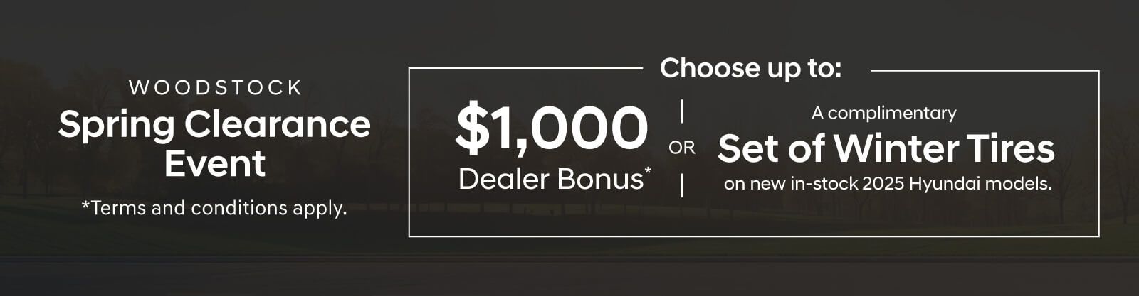 Spring Clearance Event