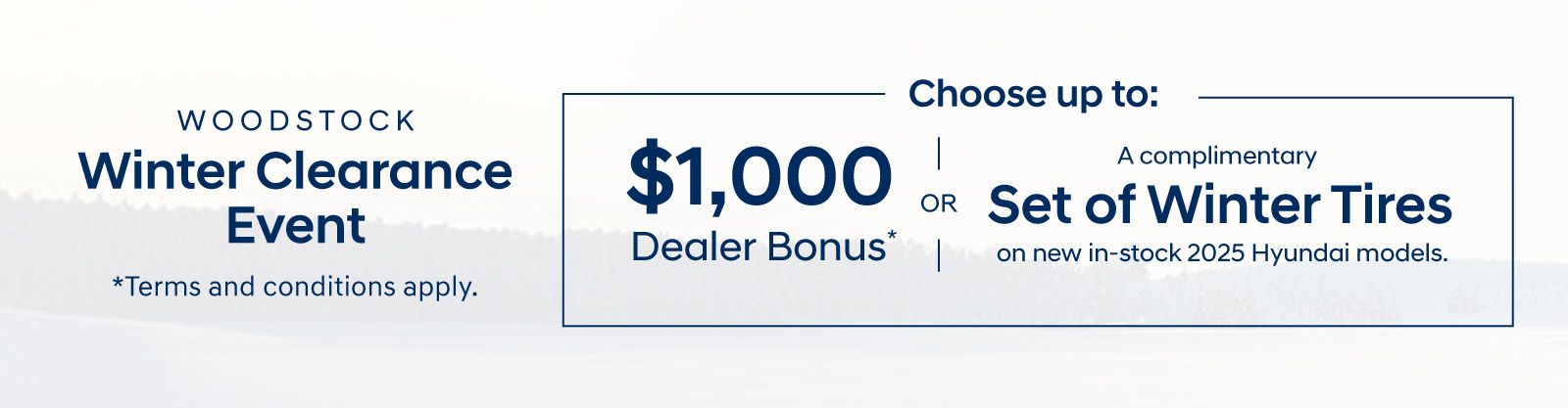 Winter Clearance Event