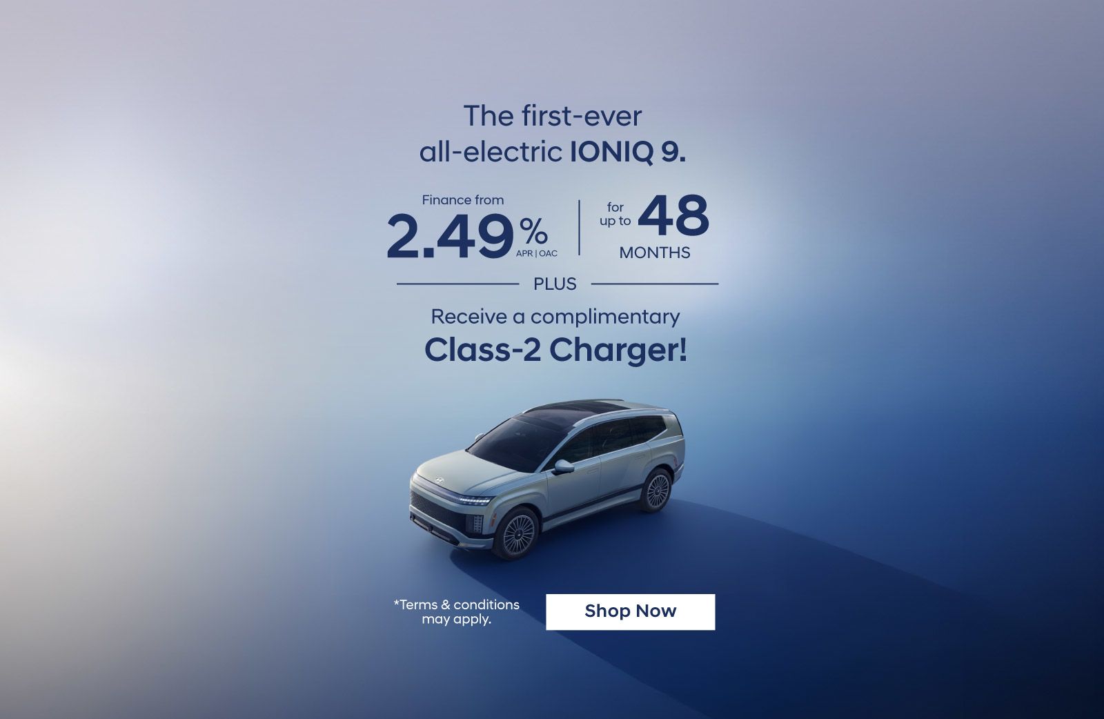 IONIQ 9 Finance Offer
