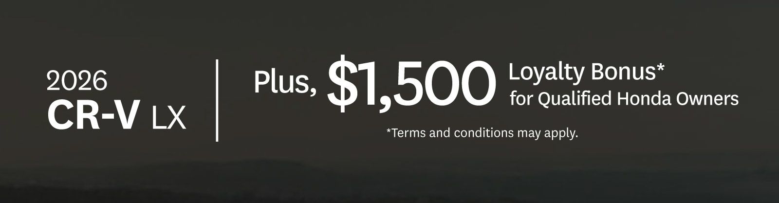 2026 Honda CR-V - VLP