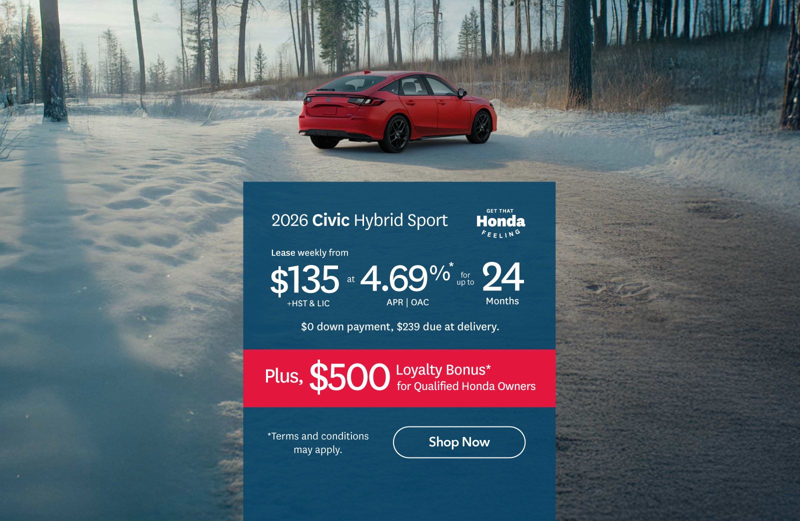 2026 Honda Civic Hybrid Sport