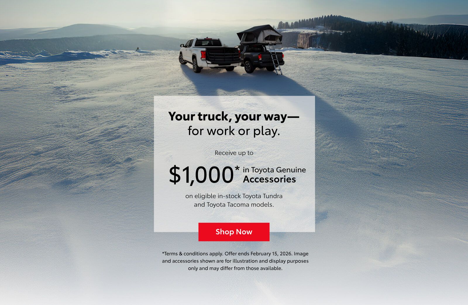 Truck Special Offer - Home page