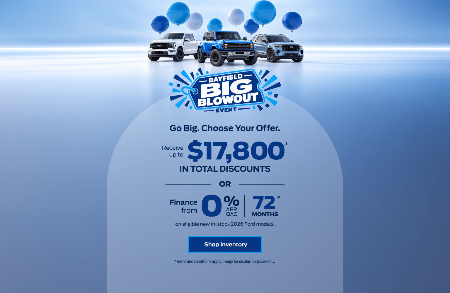 Bayfield Big Blowout Event in Barrie