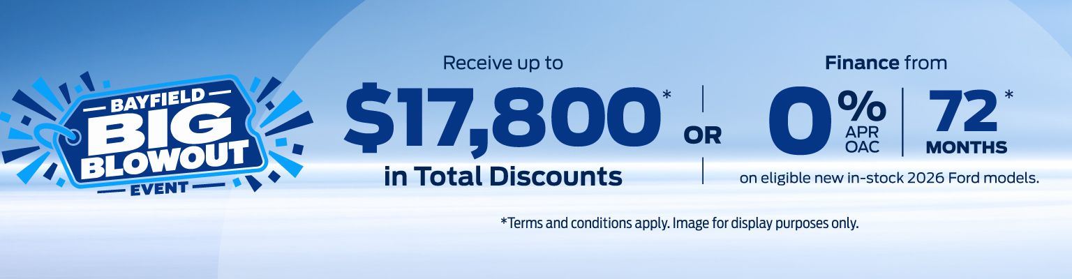 Bayfield Bonus Drive Event VLP