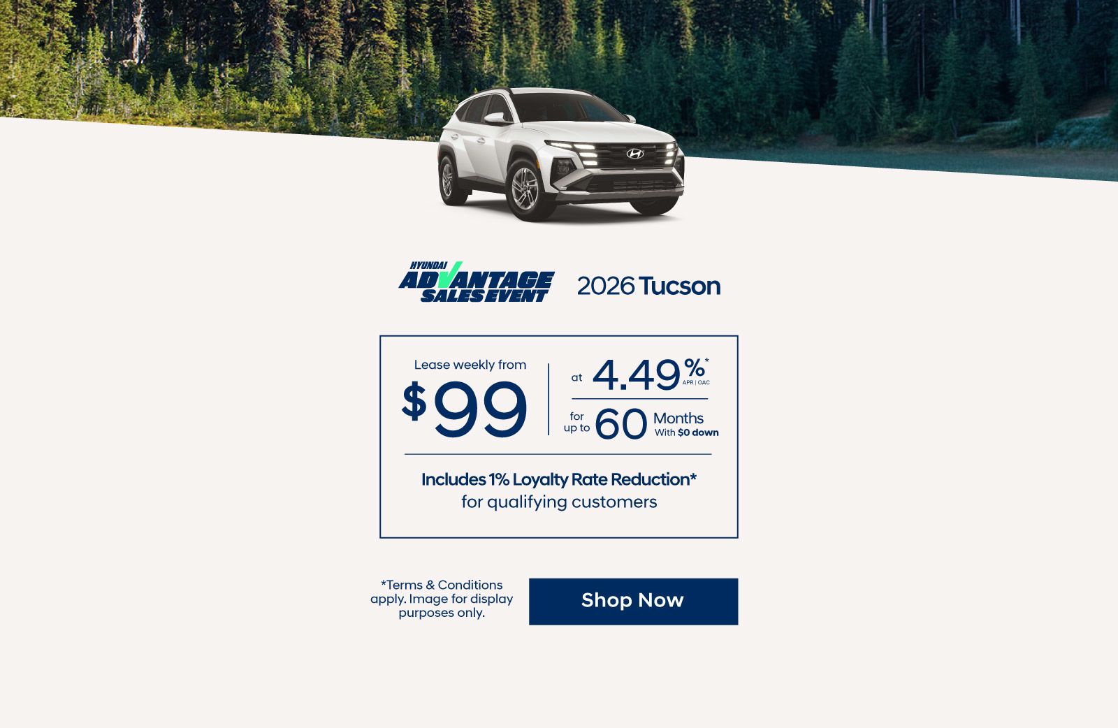 2026 Tucson Special Offer