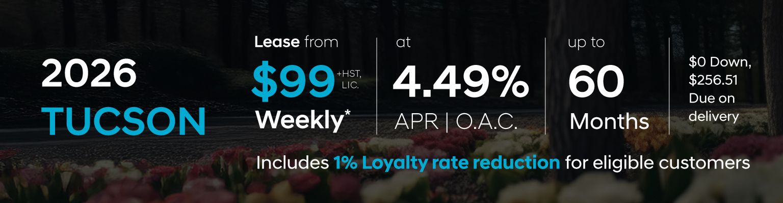 2026 Hyundai Tucson Special Offer