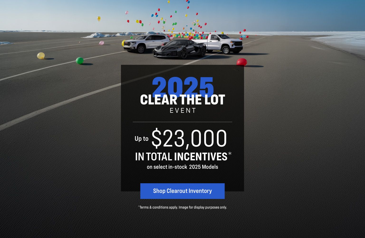 2025 Clear the LOT Event - Slider