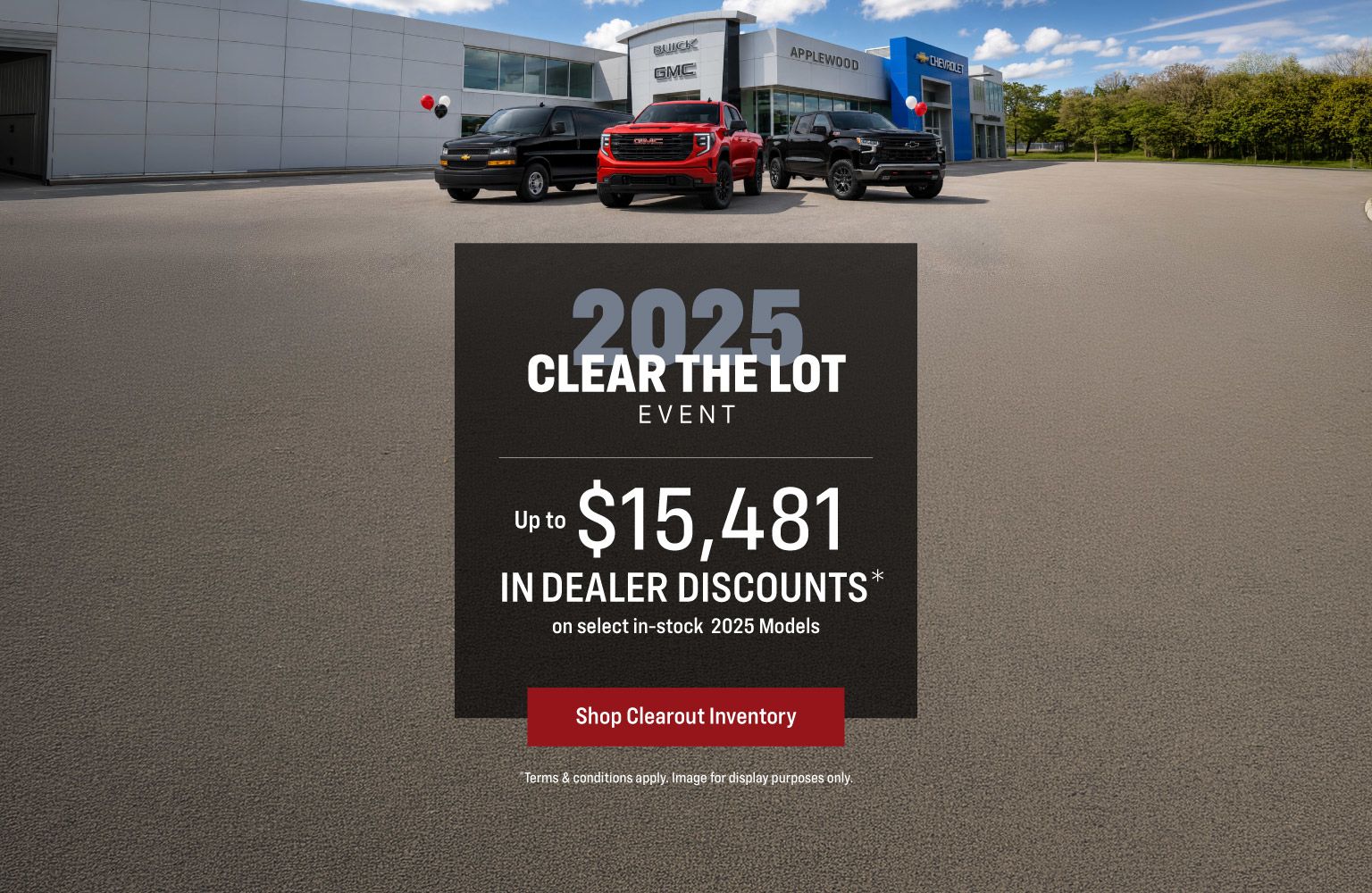 2025 Clear the LOT Event - Slider