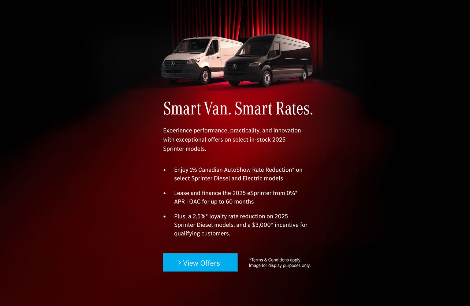 Smart Van Smart Rate Sales Event