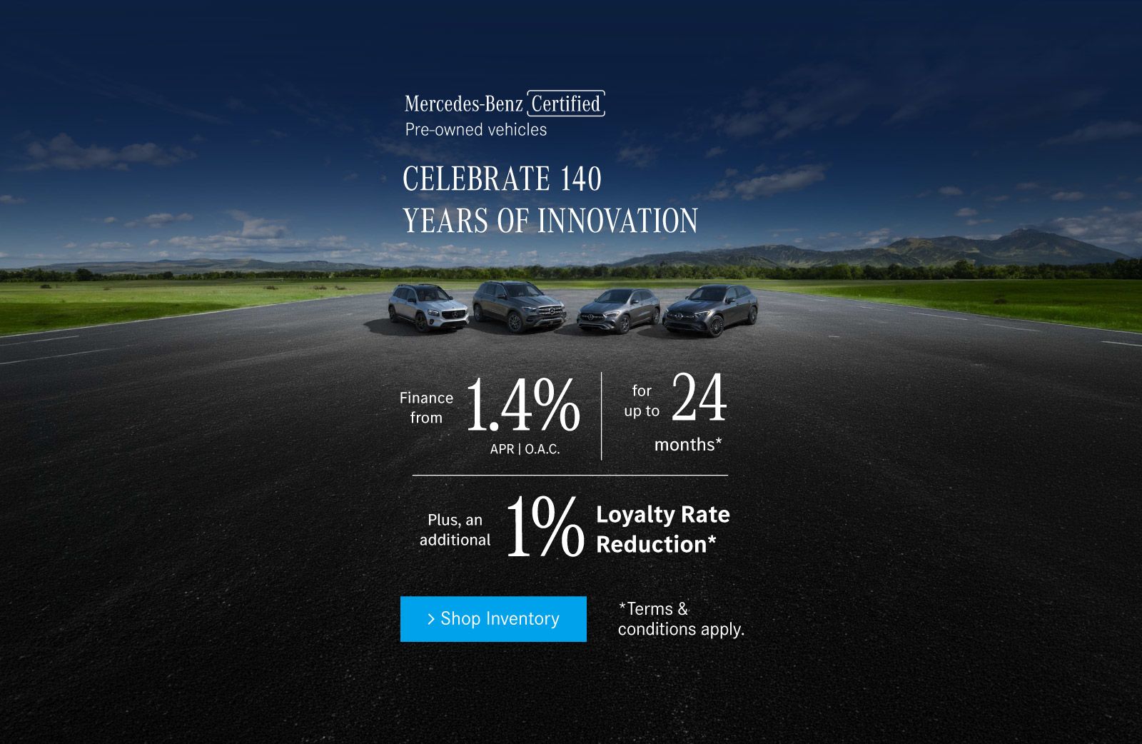 Own it your way cpo at Mercedes-Benz Brampton