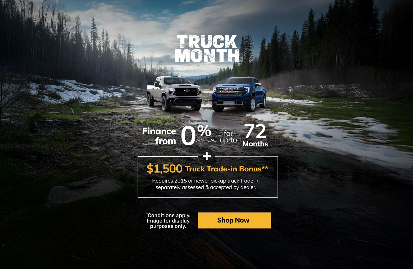 GM Truck Month Slider