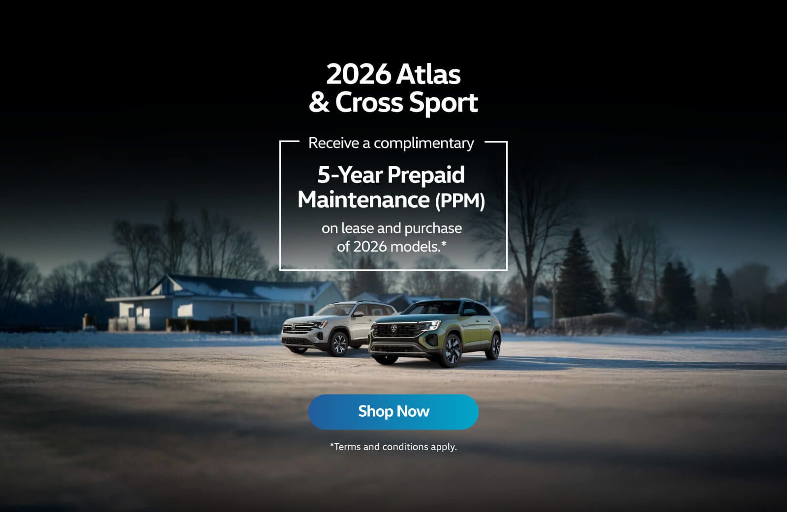 2026 VW Atlas & Cross Sport Offer
