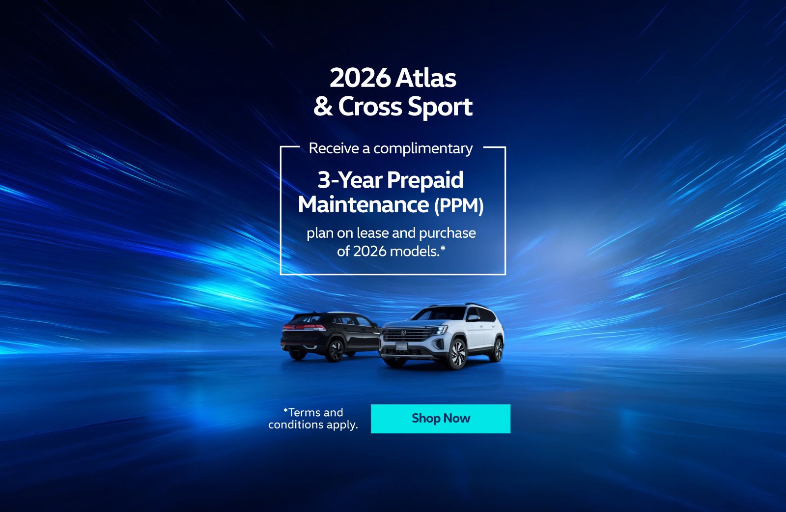 2026 VW Atlas & Cross Sport Offer