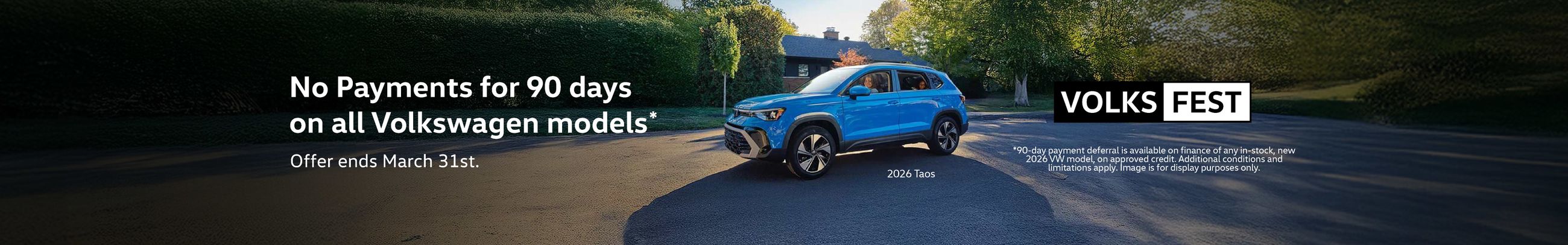 No Payments for up to 90 Days