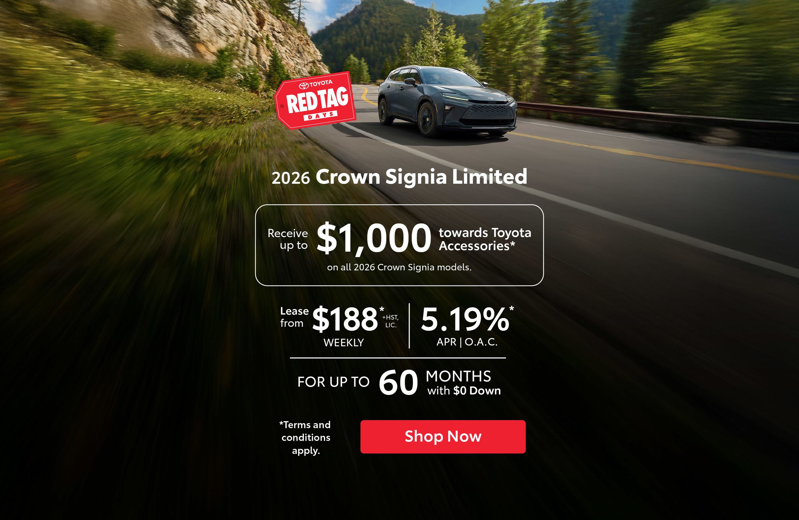 2026 Toyota Crown Signia Special Offer - Home page