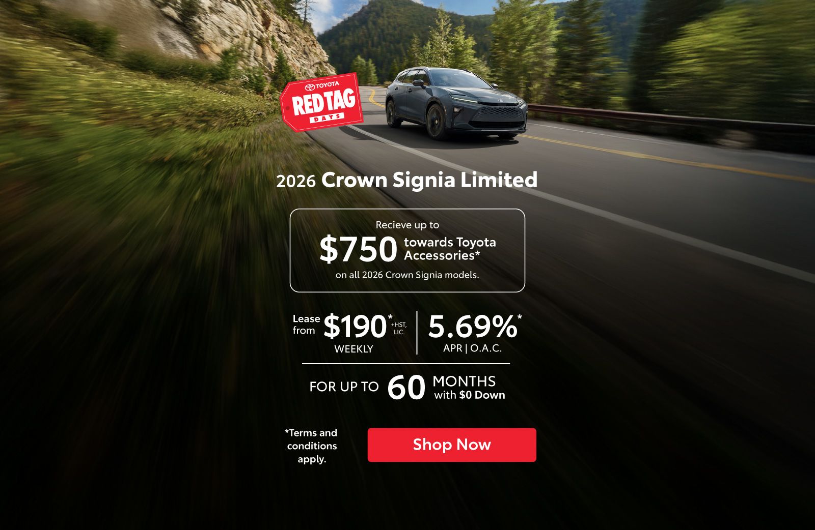 2026 Toyota Crown Signia Special Offer - Home page