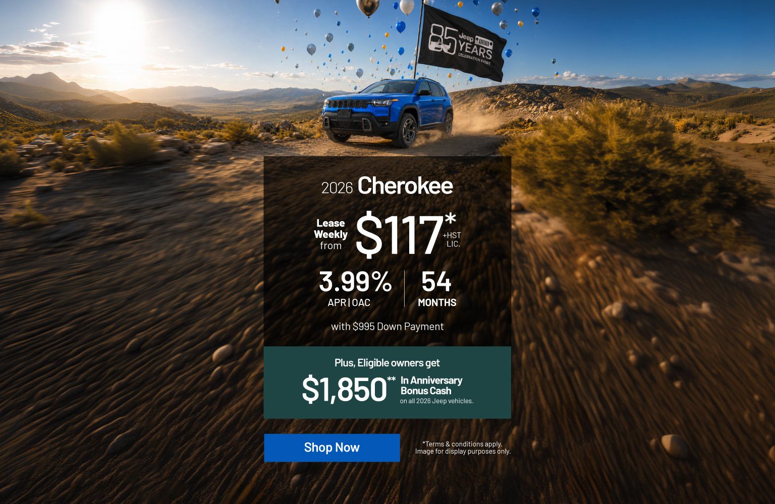 2026 Jeep Cherokee Offer