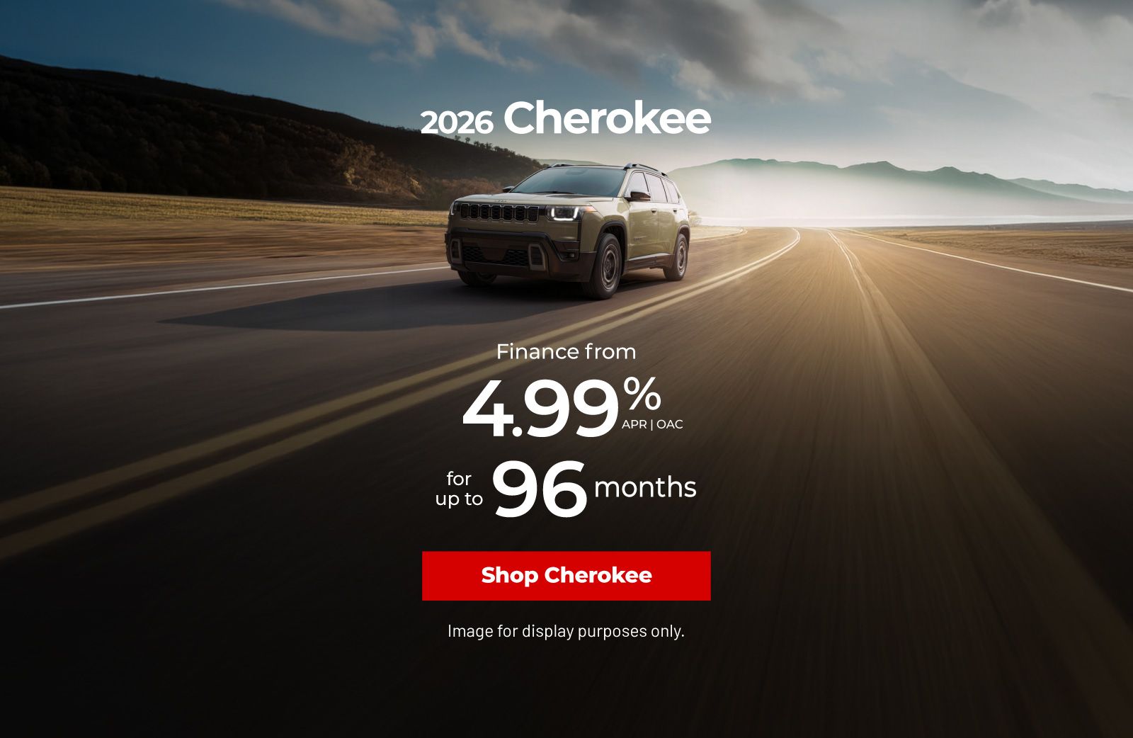 2026 Jeep Cherokee Offer