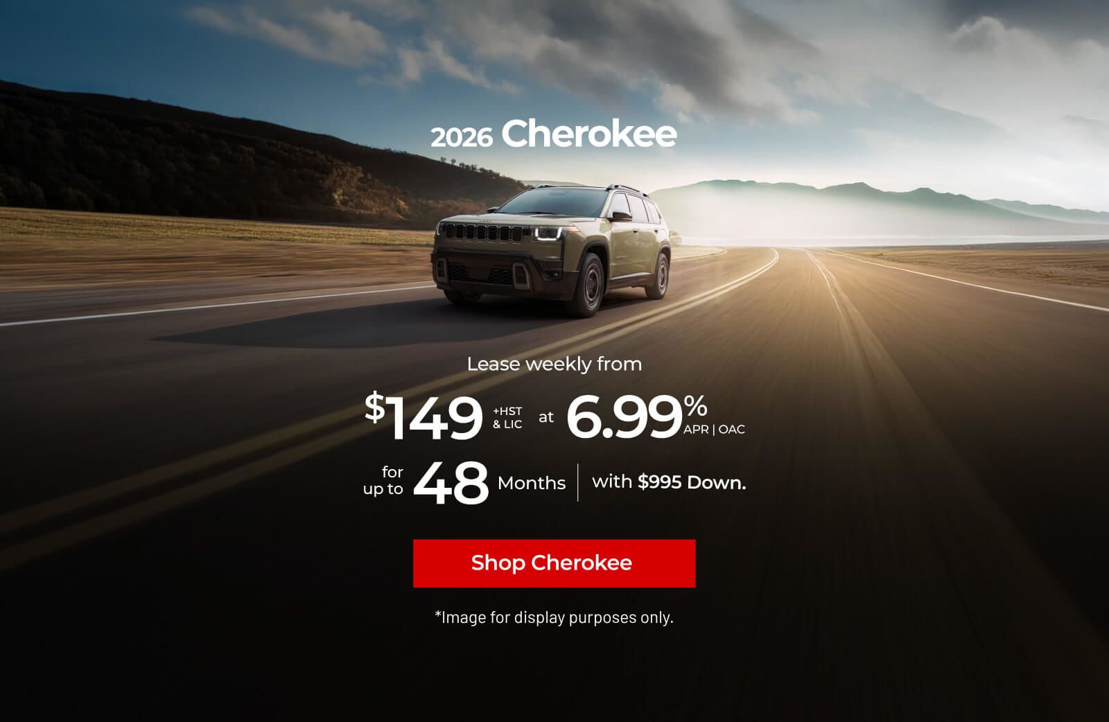 2026 Jeep Cherokee Offer
