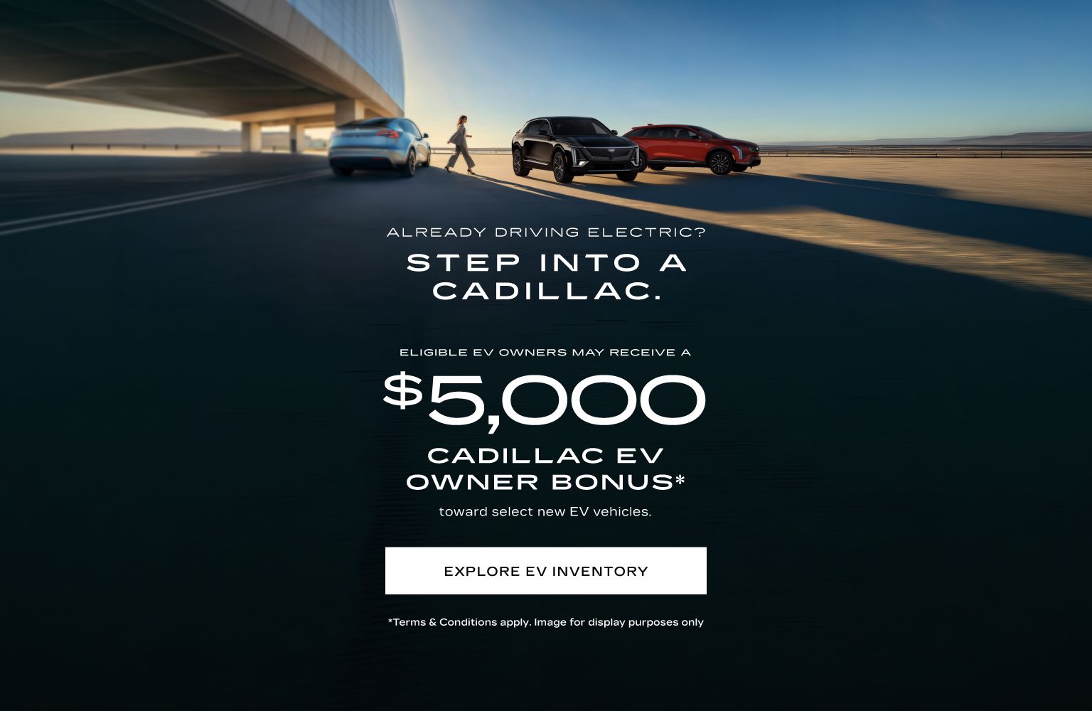 Cadillac EV Owner Bonus - slider