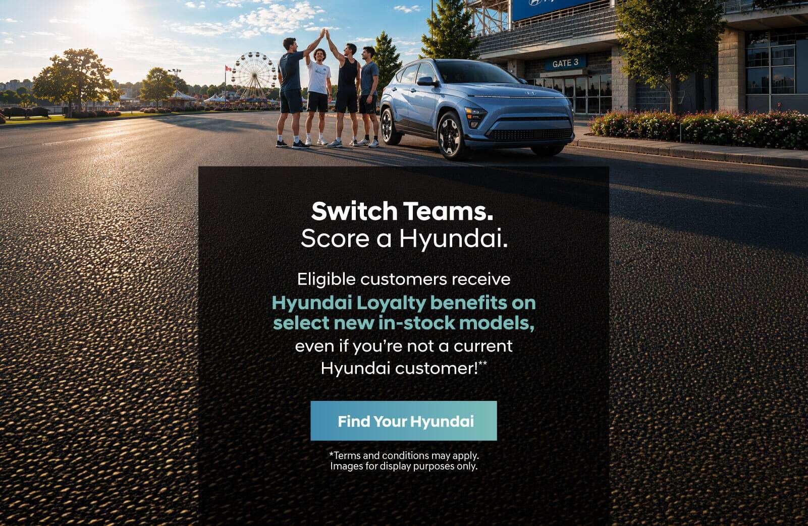 Switch Teams. Score A Hyundai!