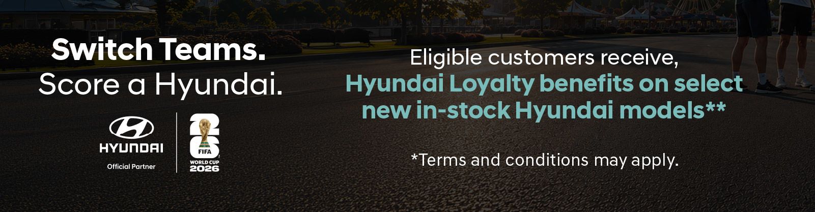 Switch Teams. Score A Hyundai!