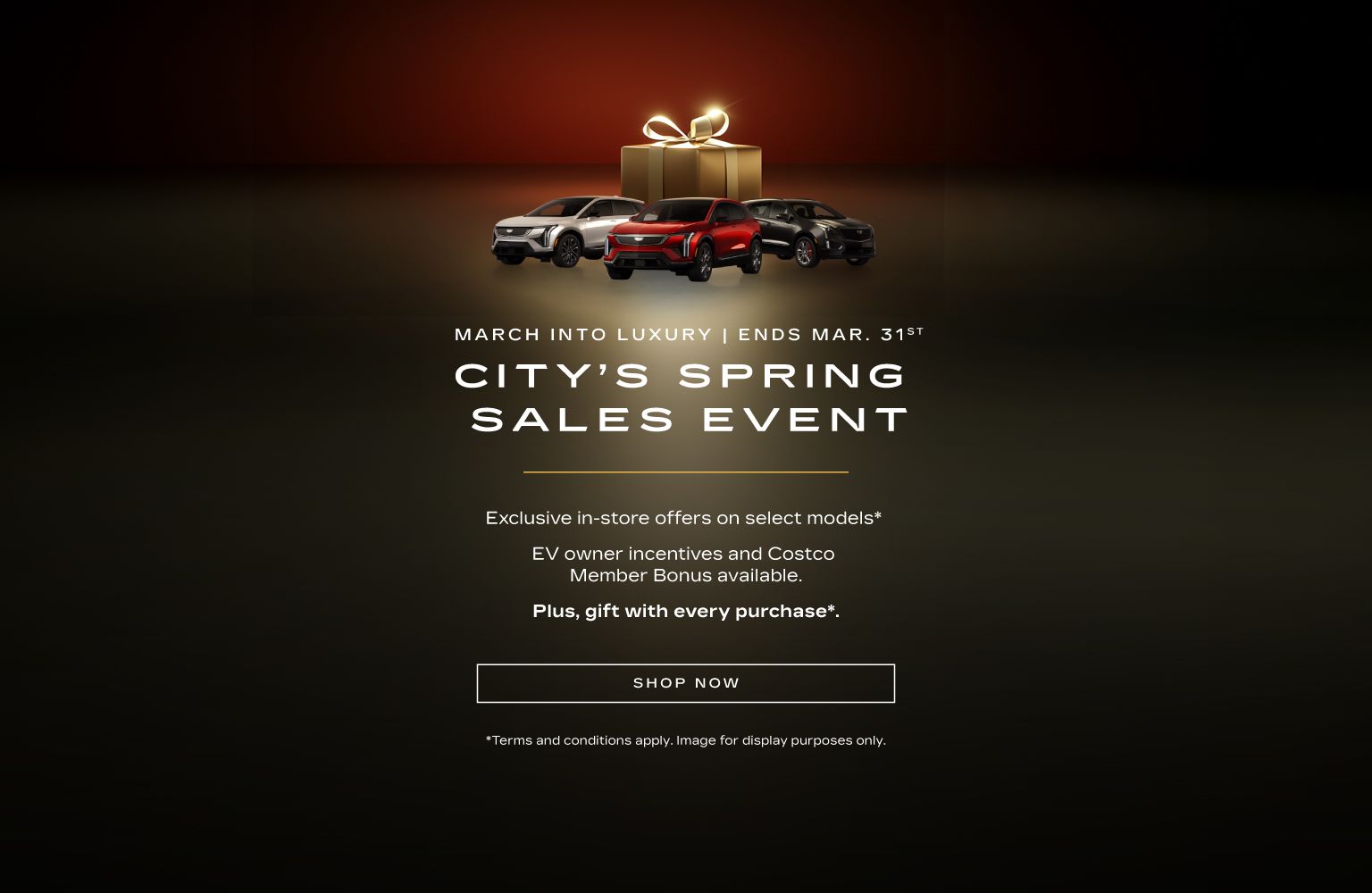 CC - March into Luxury with Cadillac - Slider