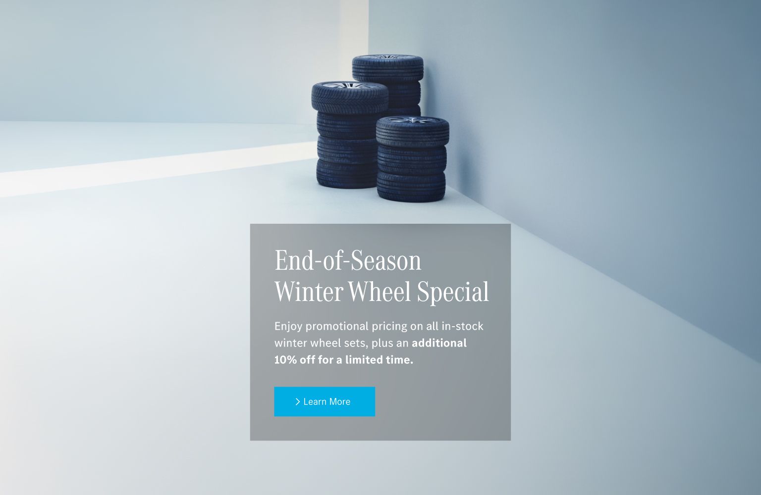 End of Season Winter Wheel Special at Mercedes-Benz Brampton
