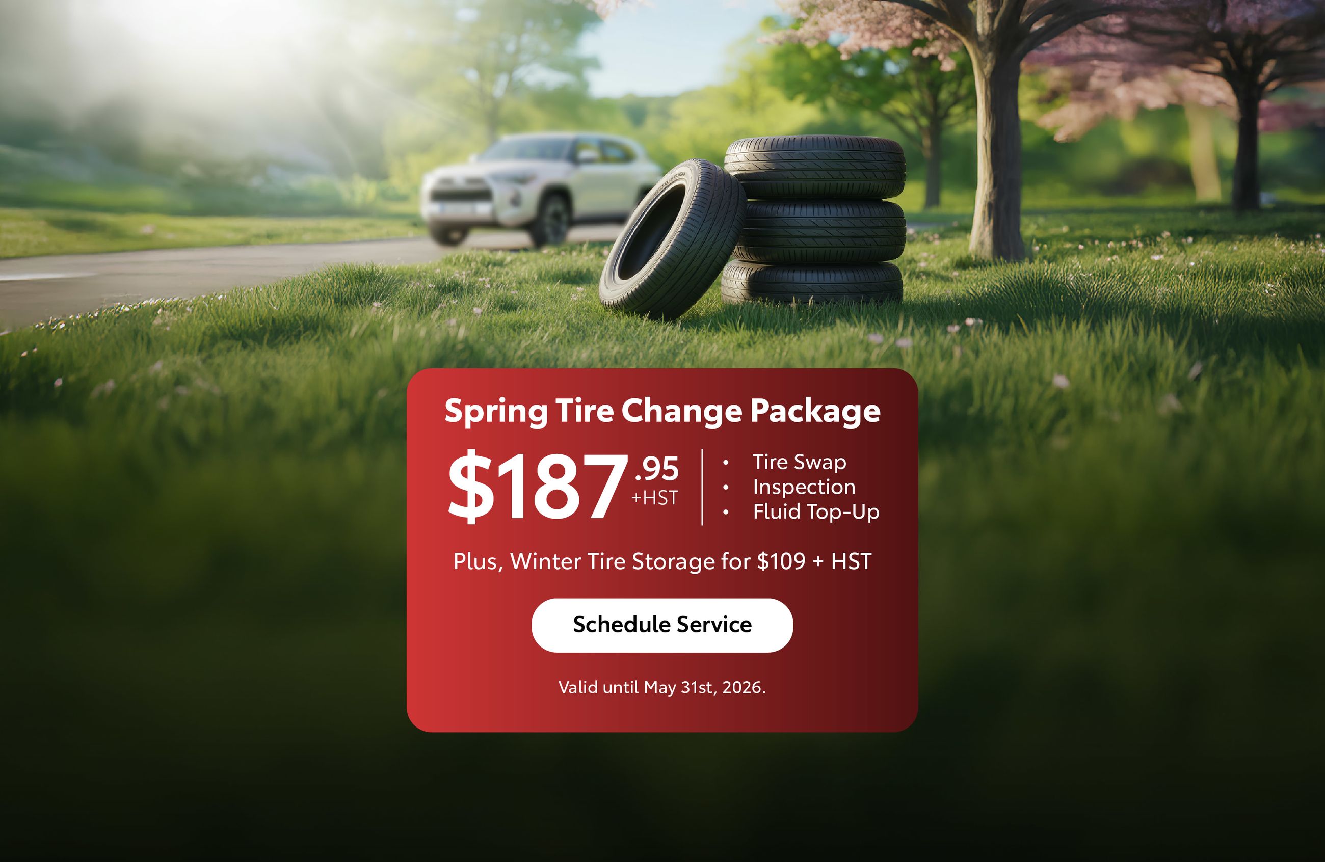 Spring Tire Change Package - Home page